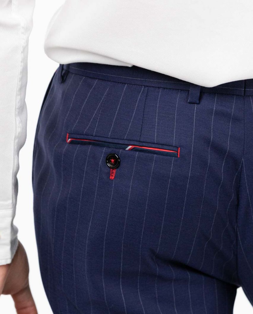 Navy Pinstripe Trouser Suit Separate