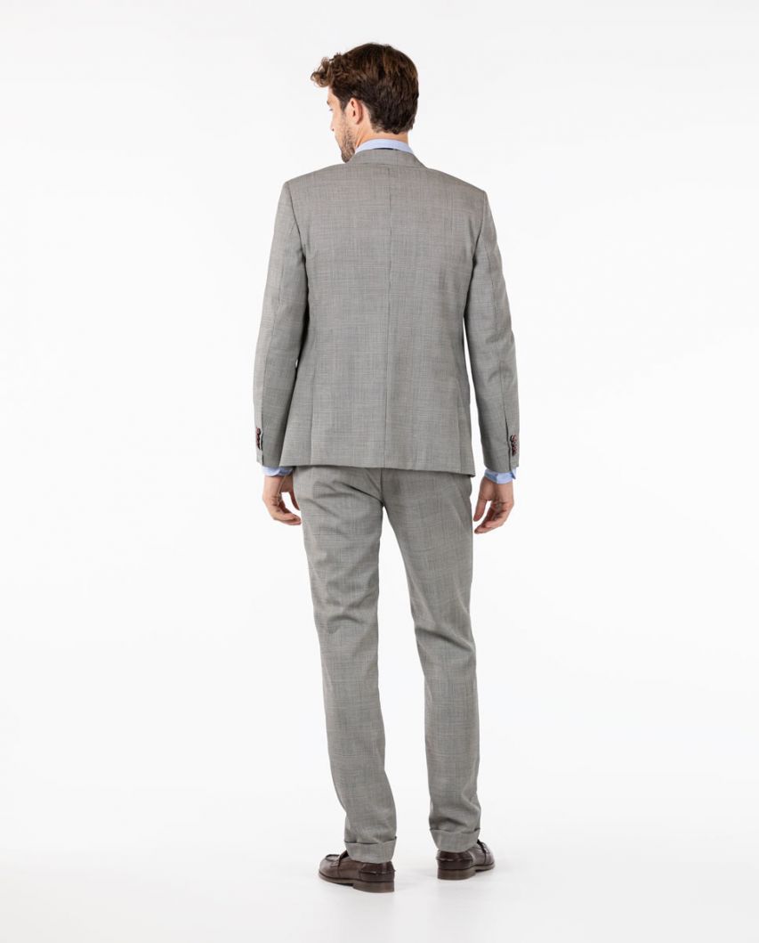 Grey Prince of Wales Trouser Suit Separate
