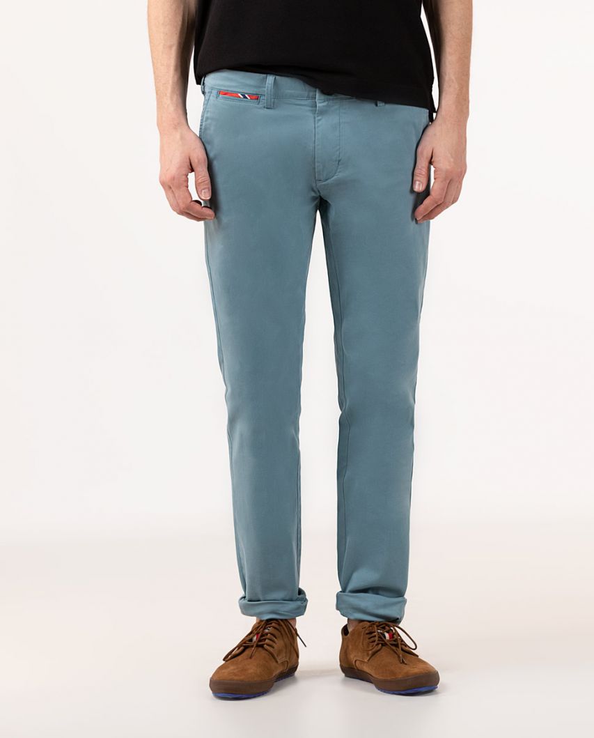 Pantalón Chino Básico Azul