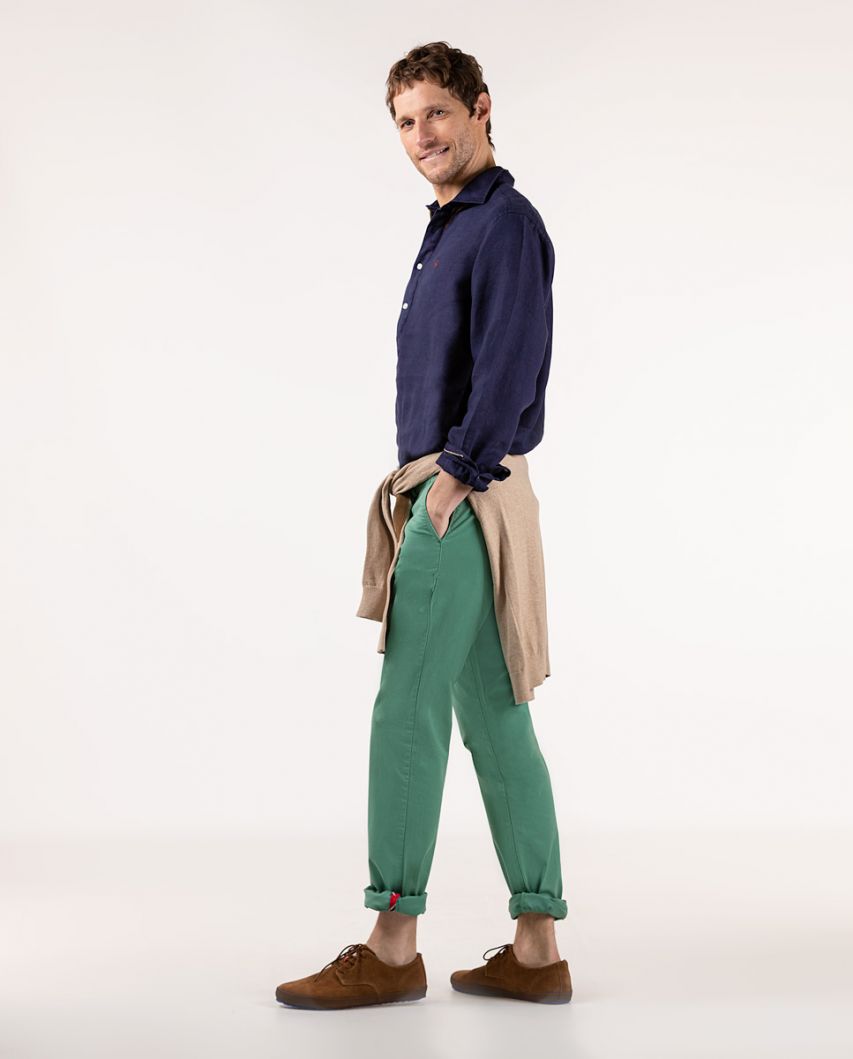 Pantalón Chino Básico Verde
