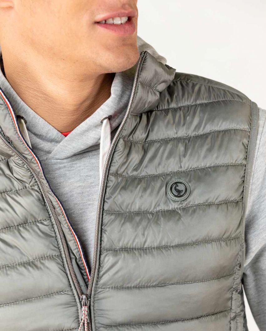 Basic Grey Quilted Vest