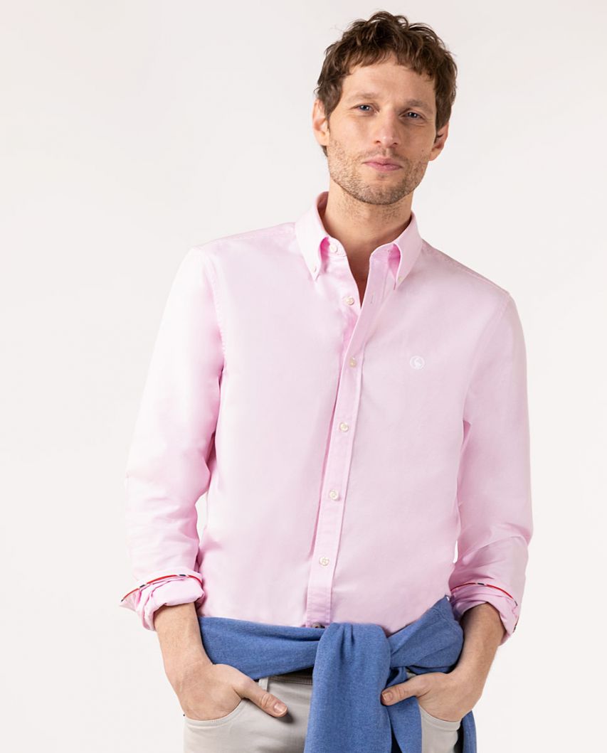 Plain Pink Oxford Shirt