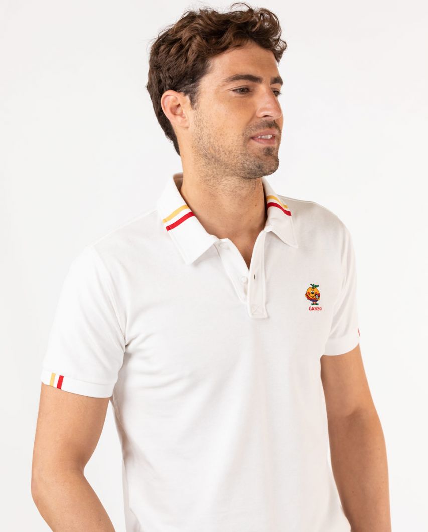 White Polo Shirt Naranjito National RSFF