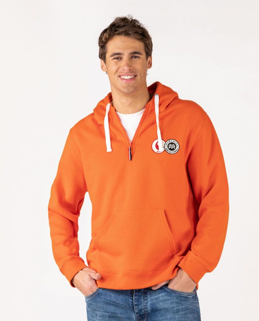 Orange medium zip sweatshirt El Ganso x Marchica