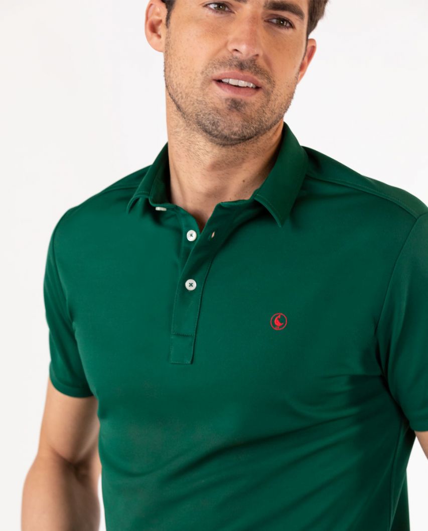 Camisa Polo Verde Sépia