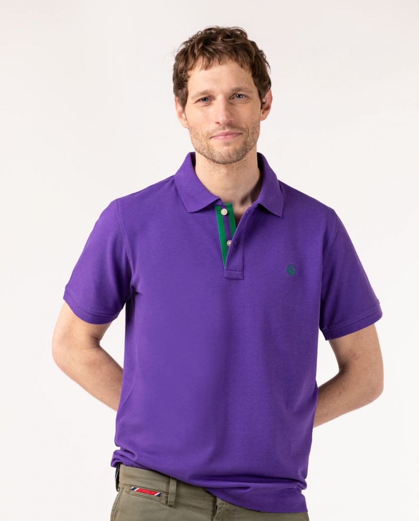 Plain Purple Polo