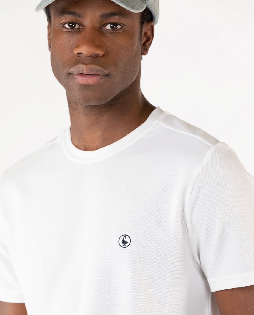 Camiseta Branca Sépia