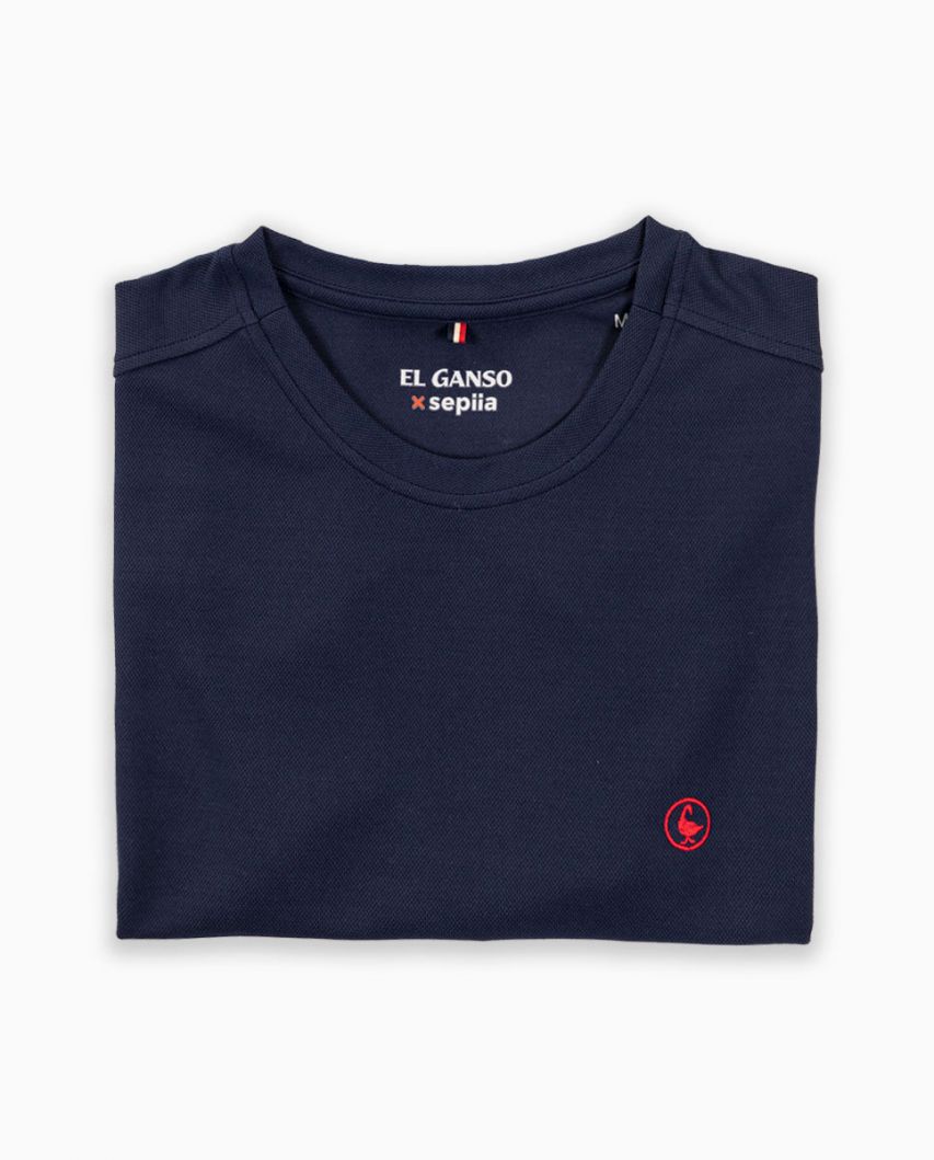 T-Shirt Marineblau El Ganso x Sepiia
