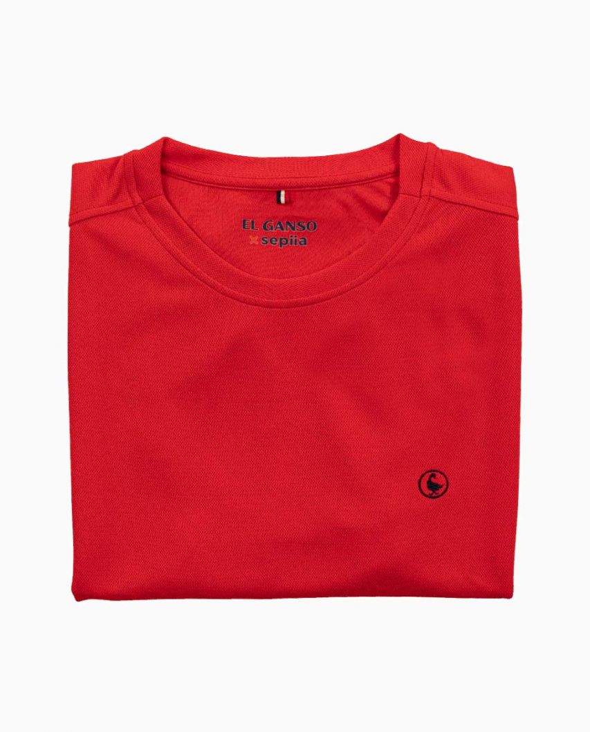Camiseta vermelha Sépia