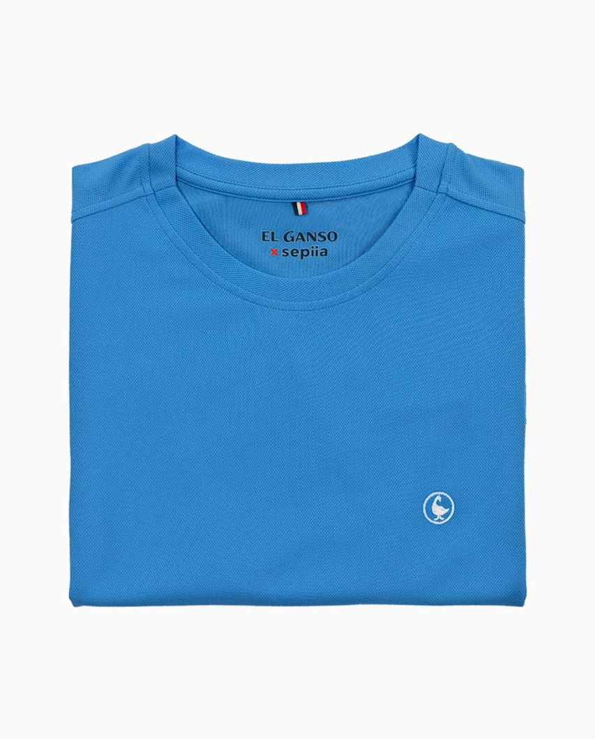 Camiseta Azul Claro Sépia