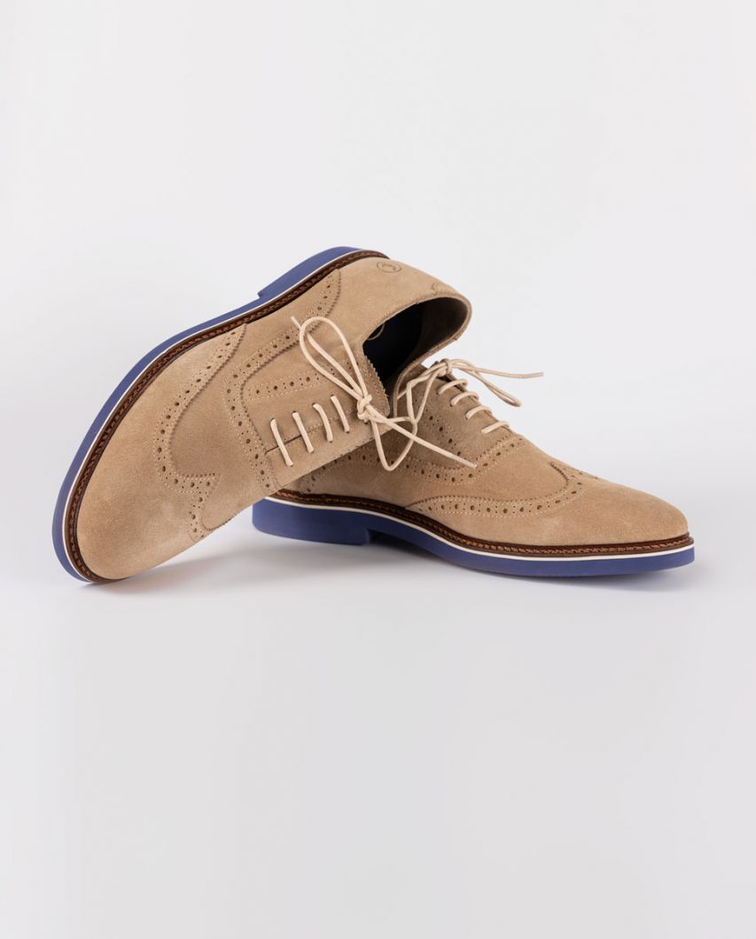 Chaussure Oxford Camel