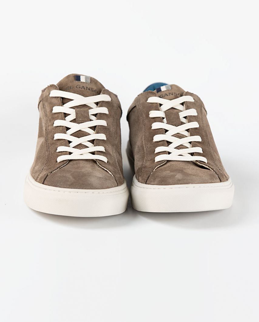Taupe Suede Sneakers