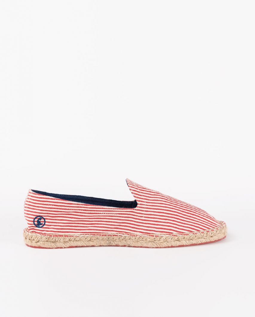 Espadrille Rayures Rouges