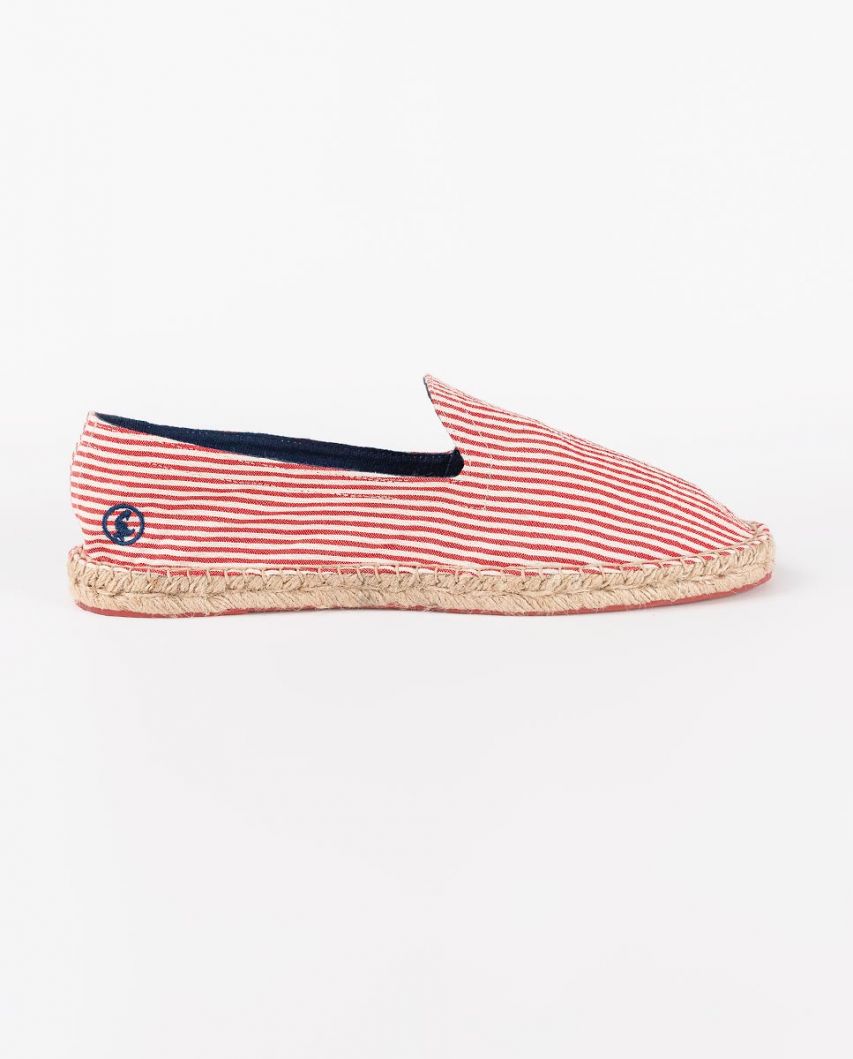 Espadrille Rayures Rouges