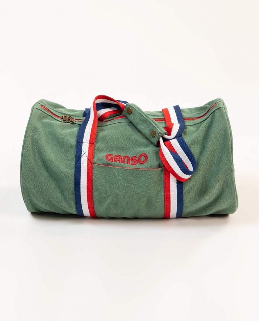 Duffle Canvas Washed Verde