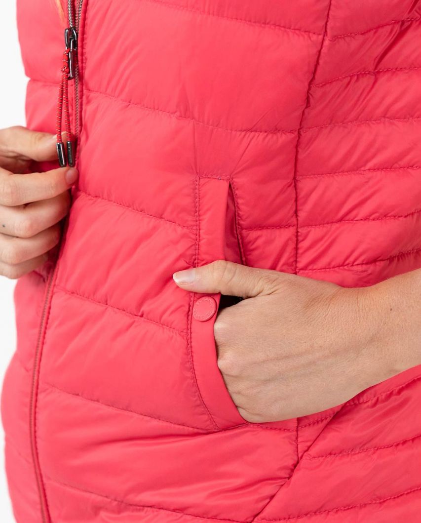 Basic Red Quilted Vest