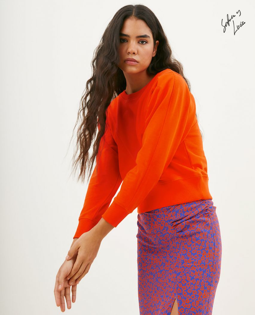 Orange Sweatshirt El Ganso x Sofía&Lucía