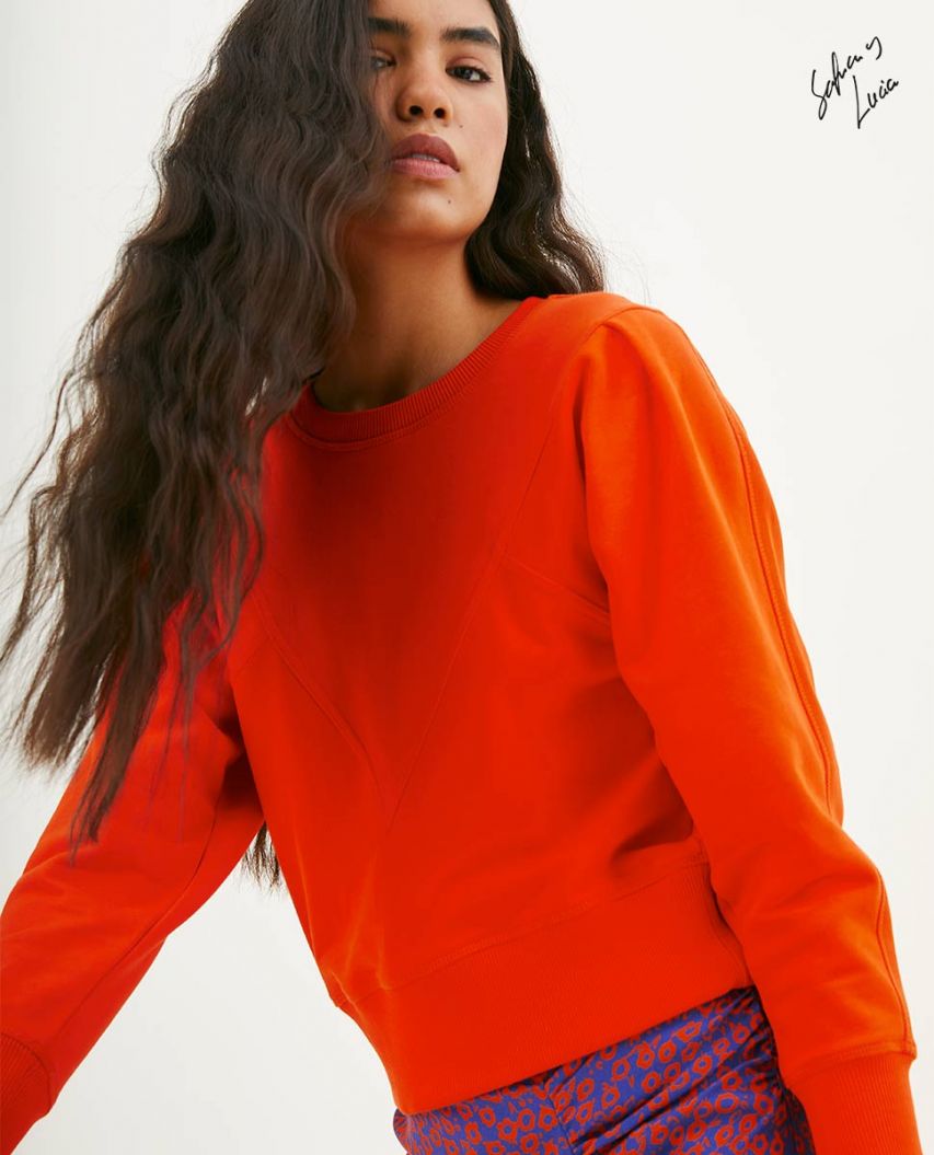 Orange Sweatshirt El Ganso x Sofía&Lucía