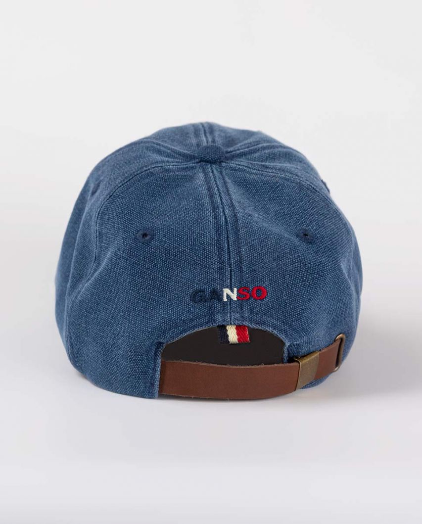Washed Blue Canvas Hat