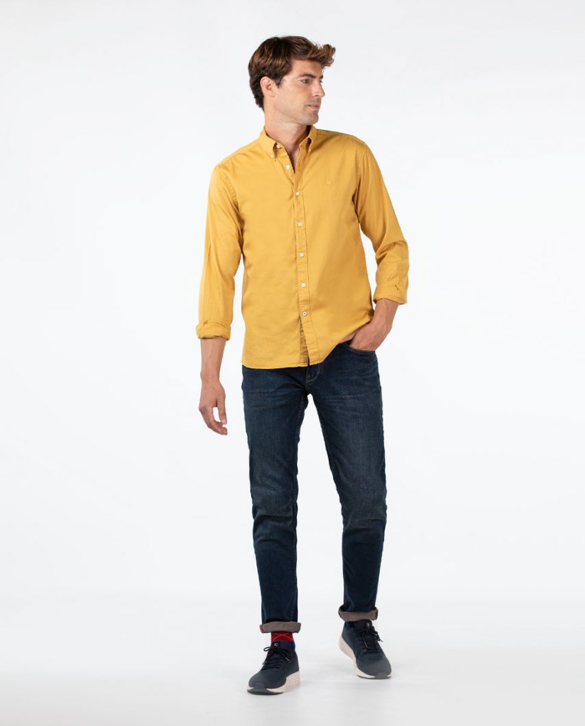 Camisa Gabardina Amarillo