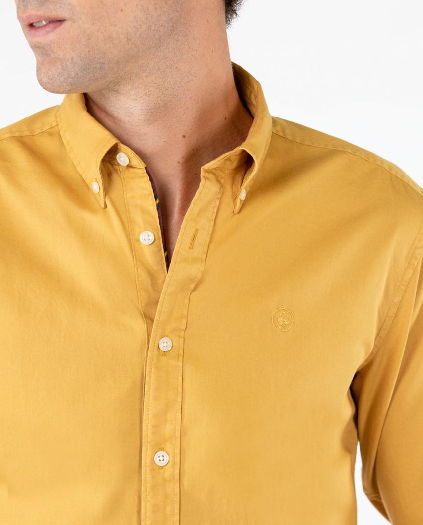 Yellow Gabardine Shirt