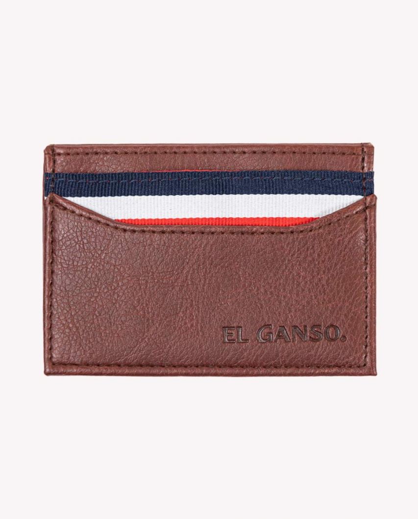 Small Brown Leather Cardholder