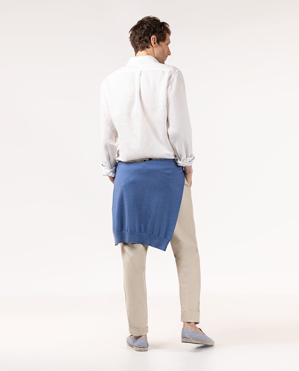 Pantalones de lino best sale crudo