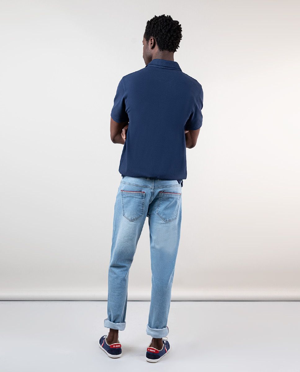 Jeans Slim Fit Azul