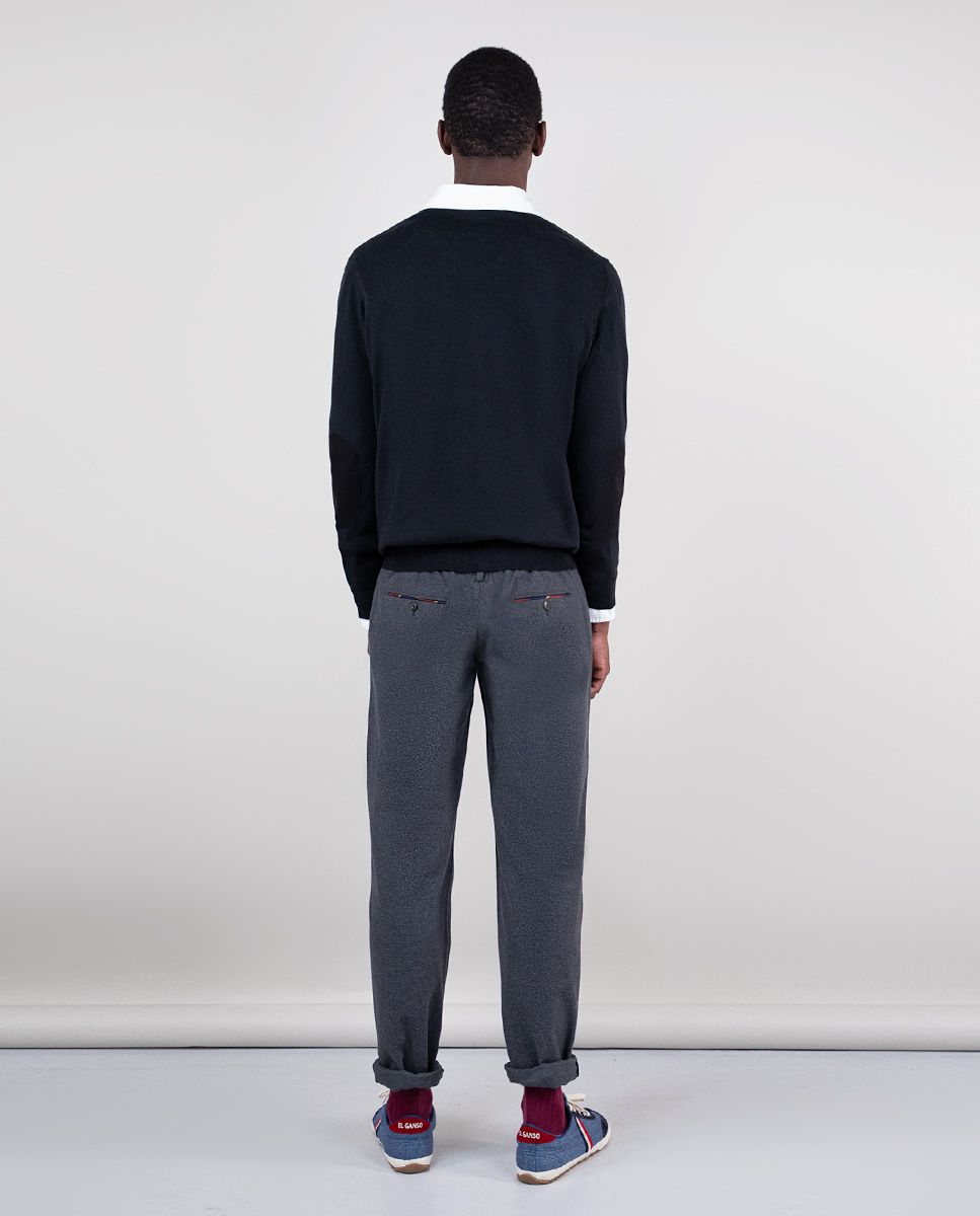 El Ganso® | Darted Grey Flannel Trousers