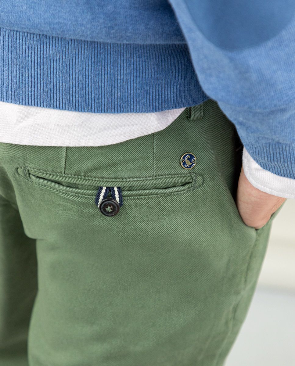 El Ganso Pantalon Chino Hiver Kaki