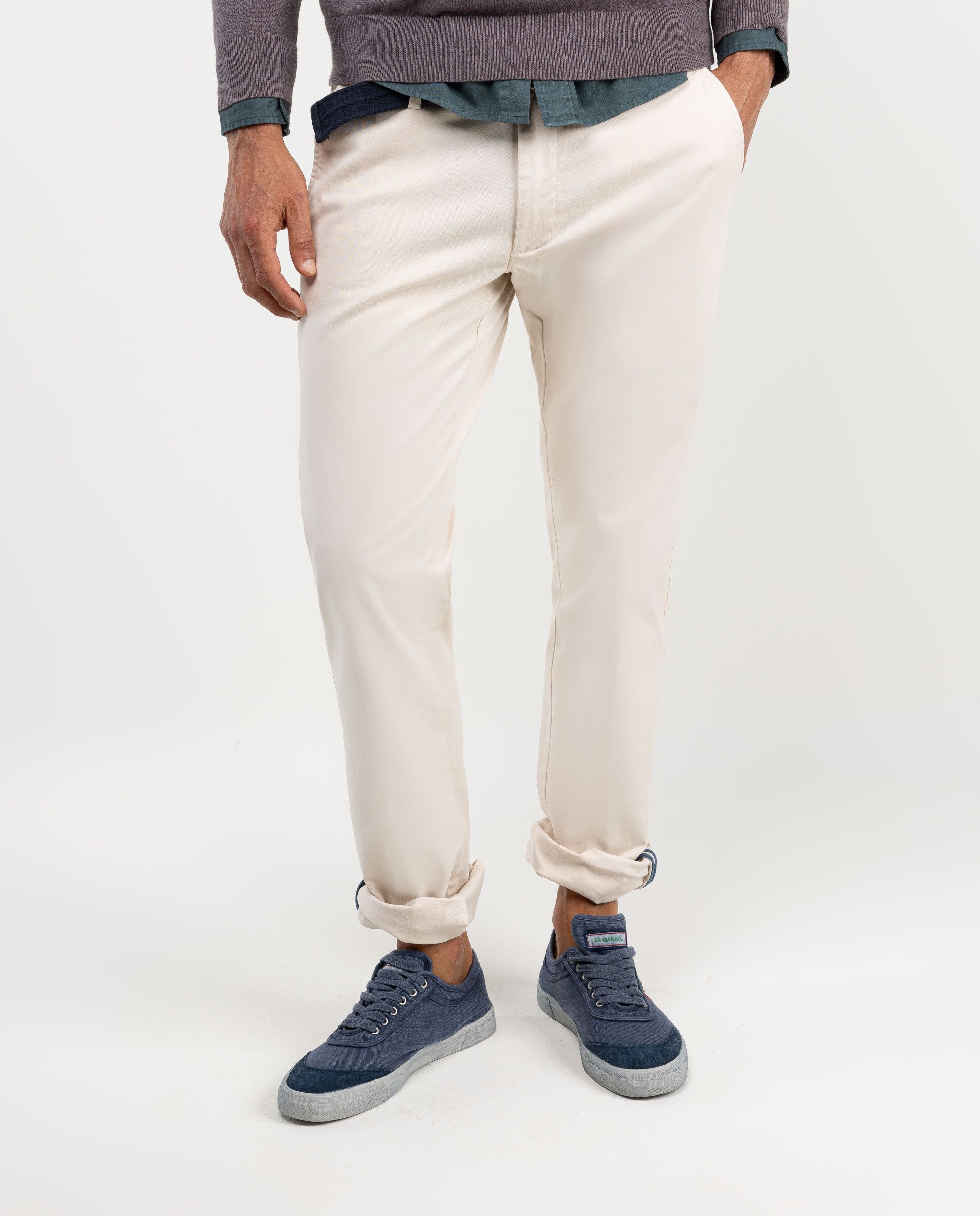 El Ganso® Pantalón Chino Crudo Slim Fit