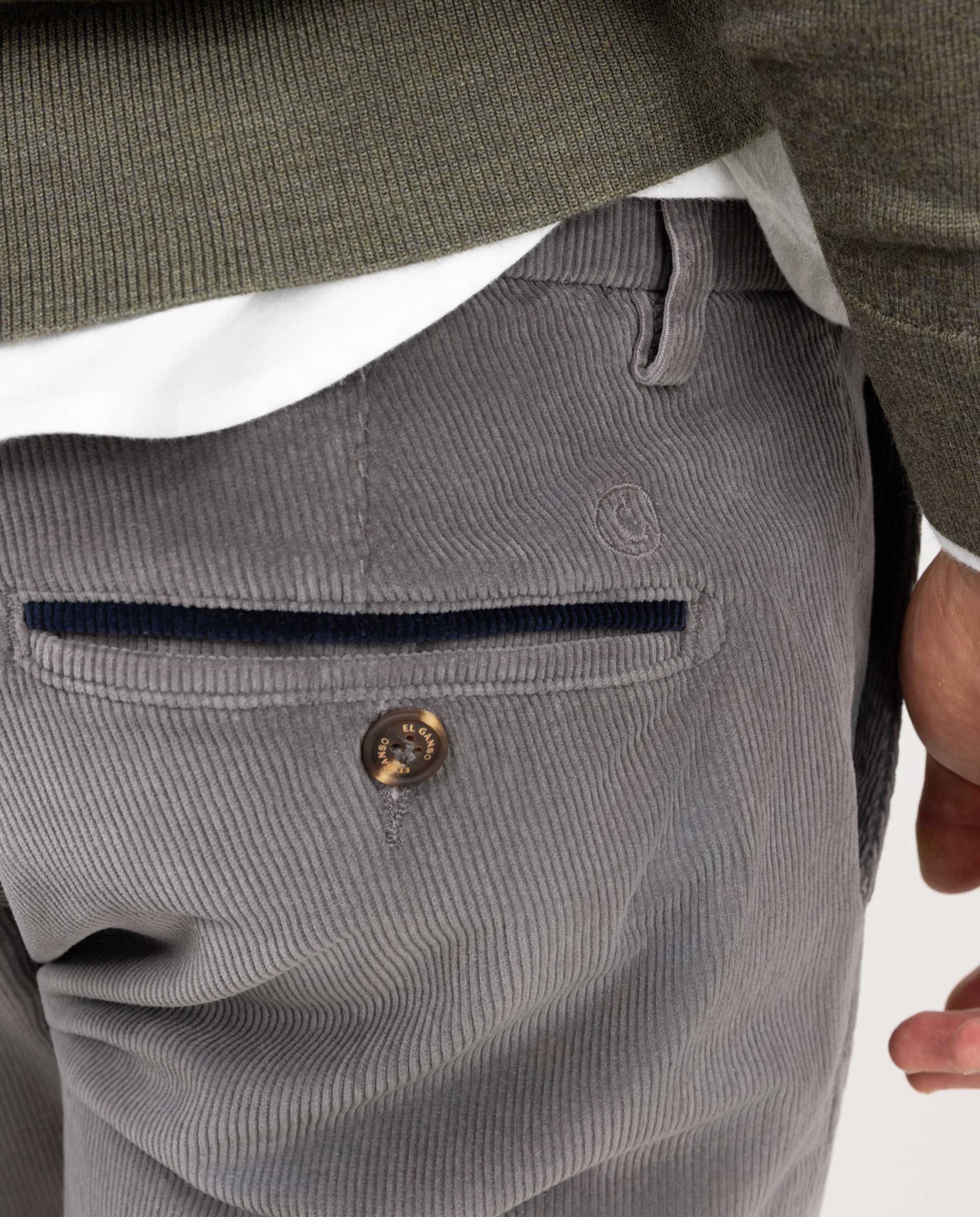 Bonobos Pantalon chino homme 36X32 gris coupe slim plat devant travail