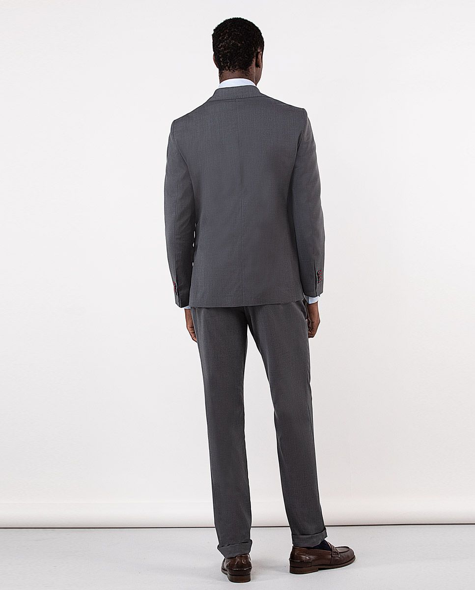 El Ganso Americana Traje Liso Gris Coordinado