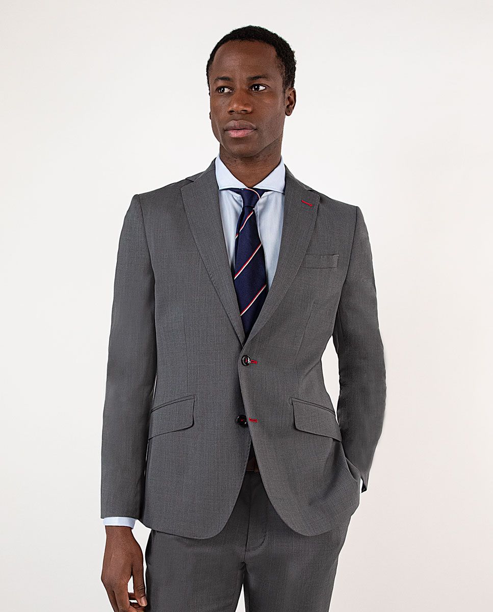 Traje gris principe de gales best sale