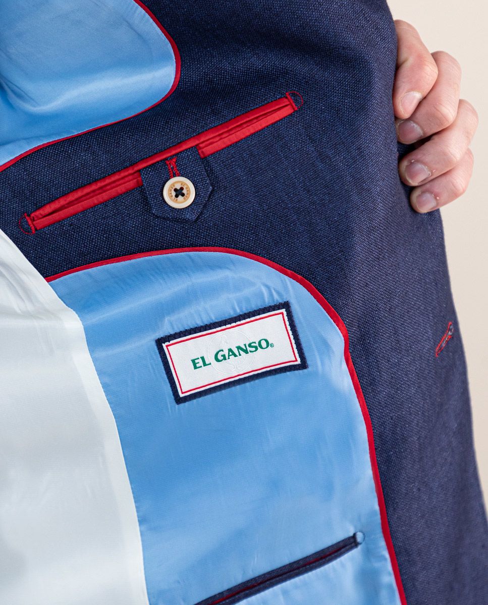 El Ganso Washed Grey Panama Blazer