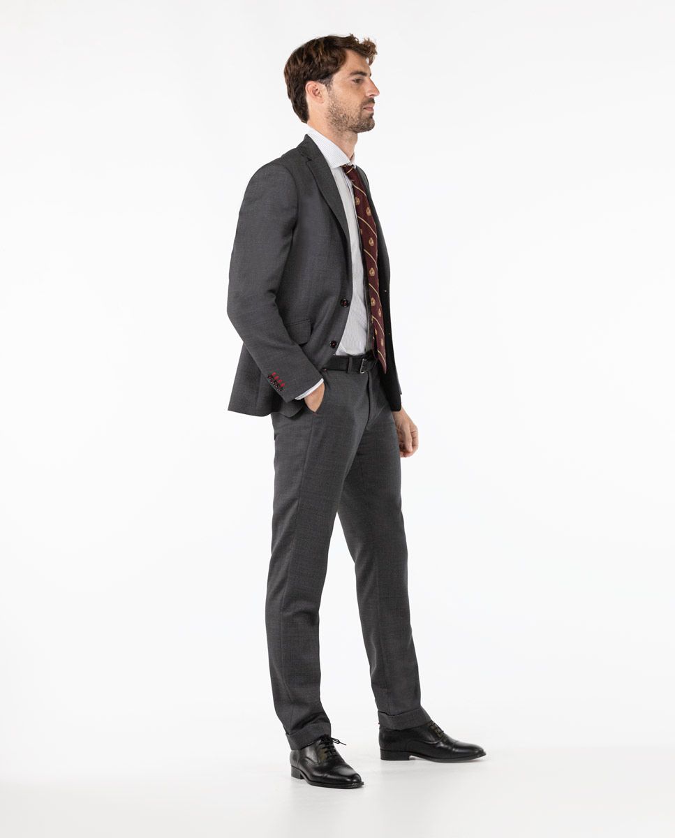 El Ganso® Grey Birdseye Jacket Suit Separate
