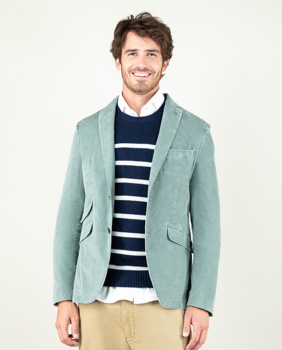 El Ganso Veste Velours Verte