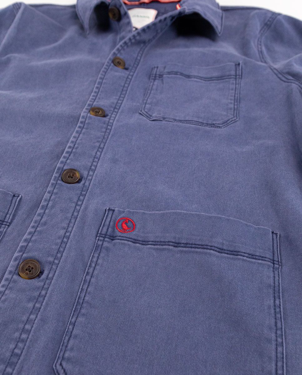 Sobrecamisa Algodón Hombre Chaqueta Von Dutch Hombre - Sobrecamisa Algodón  98%, Estilo Rebelde California Camisa Estilo Vintage, image size:967x1200