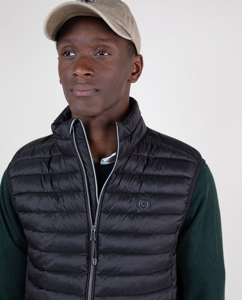 El Ganso Gilet Matelasse Basique Noir