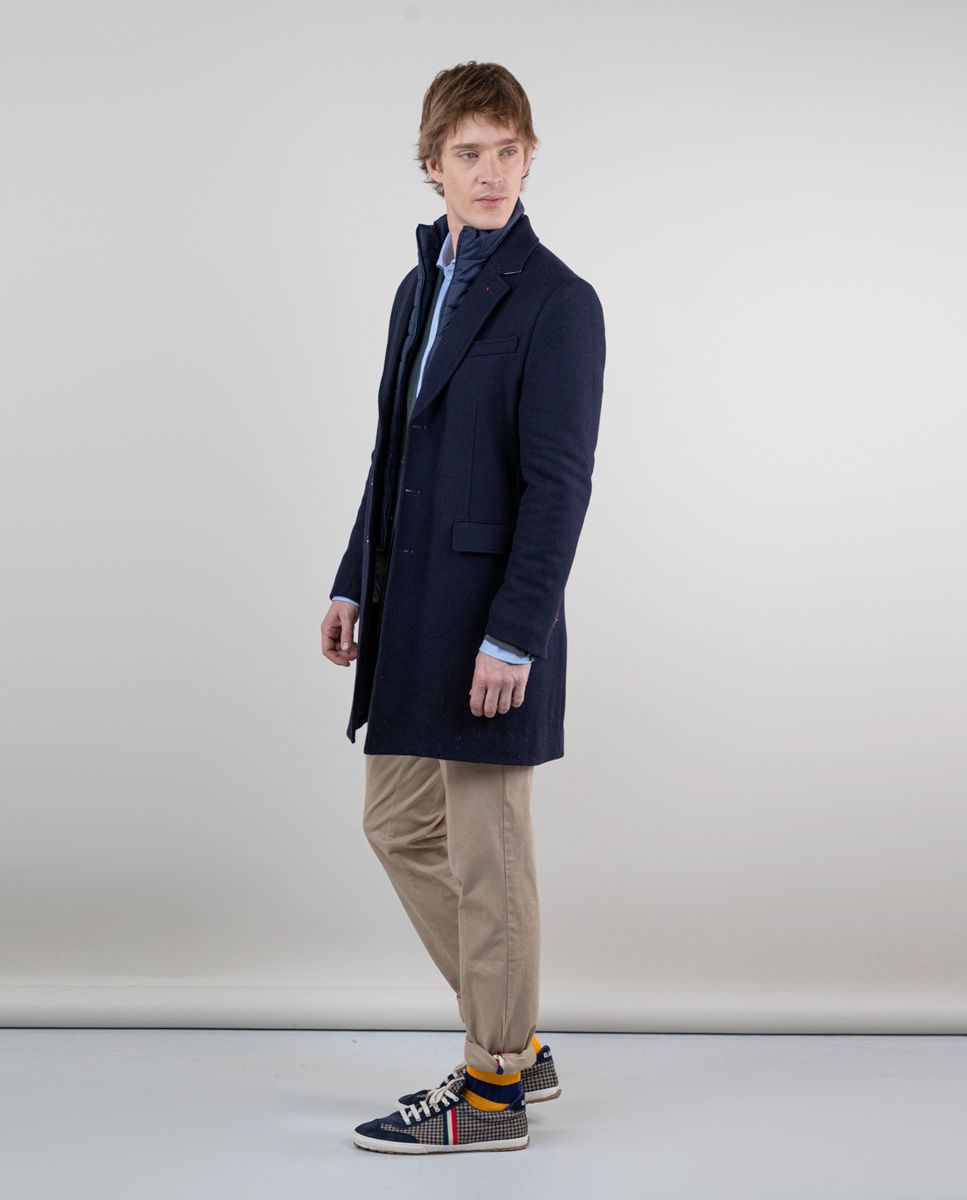 Manteau en drap de laine outlet