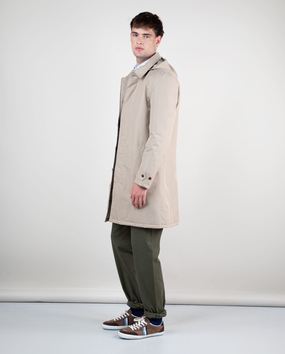 El Ganso Manteau Long Matelasse Grenat
