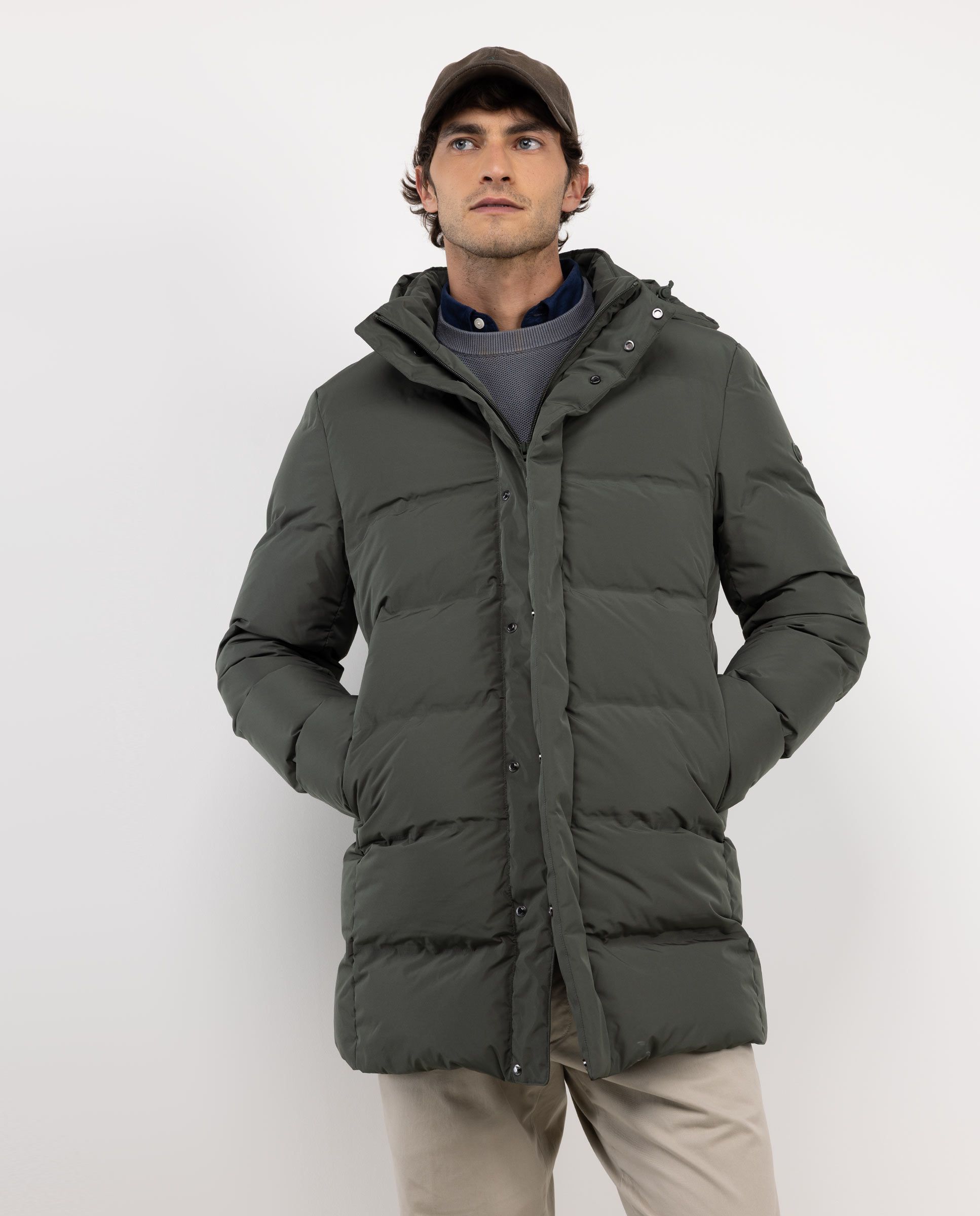 Amazon Abrigo Largo Abrigo De Paño Con Capucha Hombre Abrigo