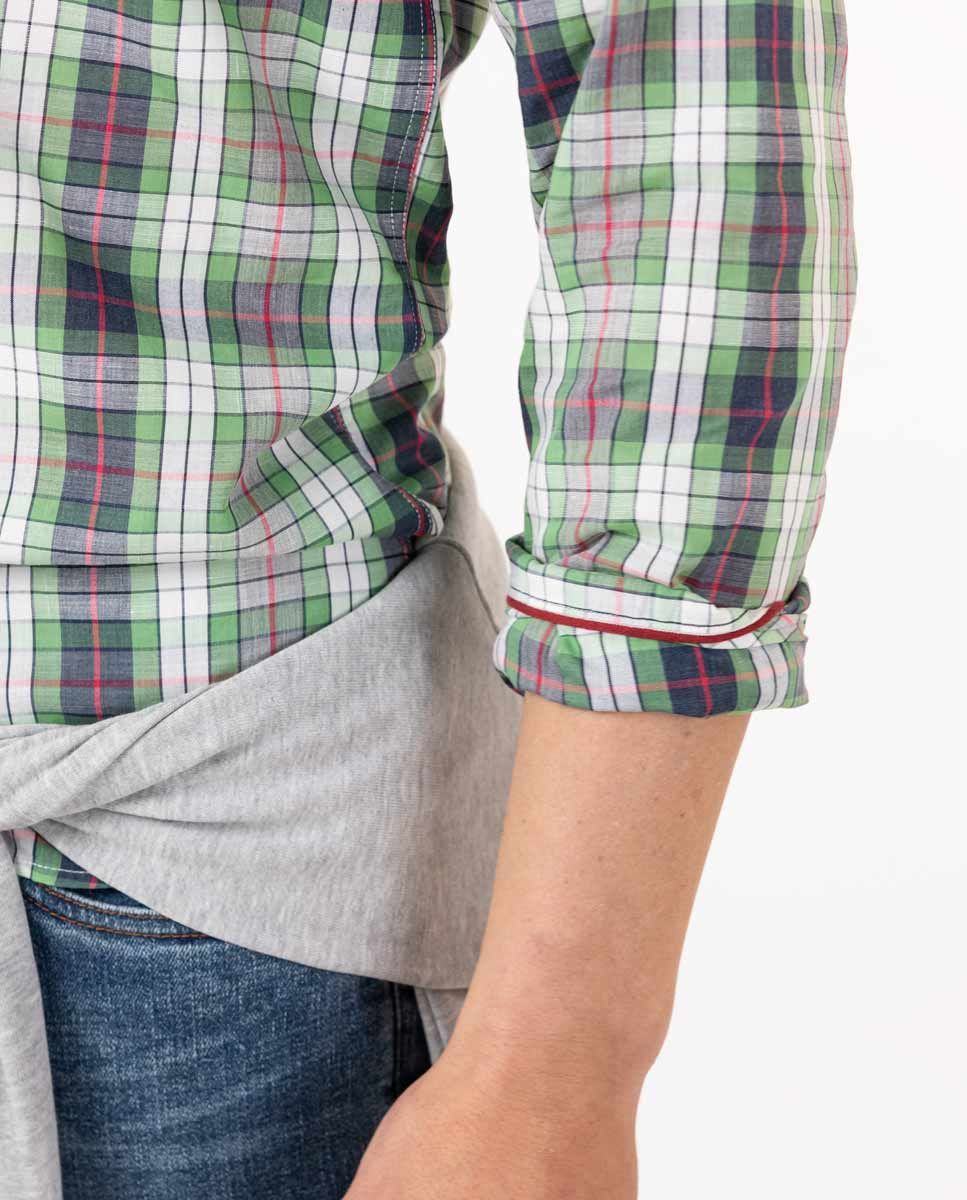 Camisa de sales vestir guinda