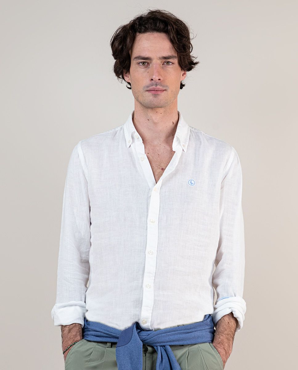 White Linen Shirt