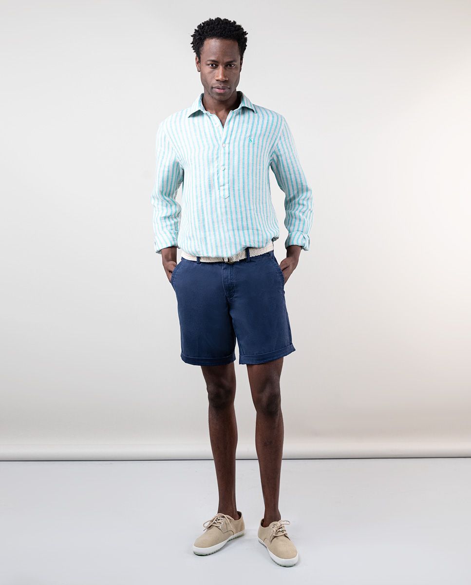 Camisa polera lino top