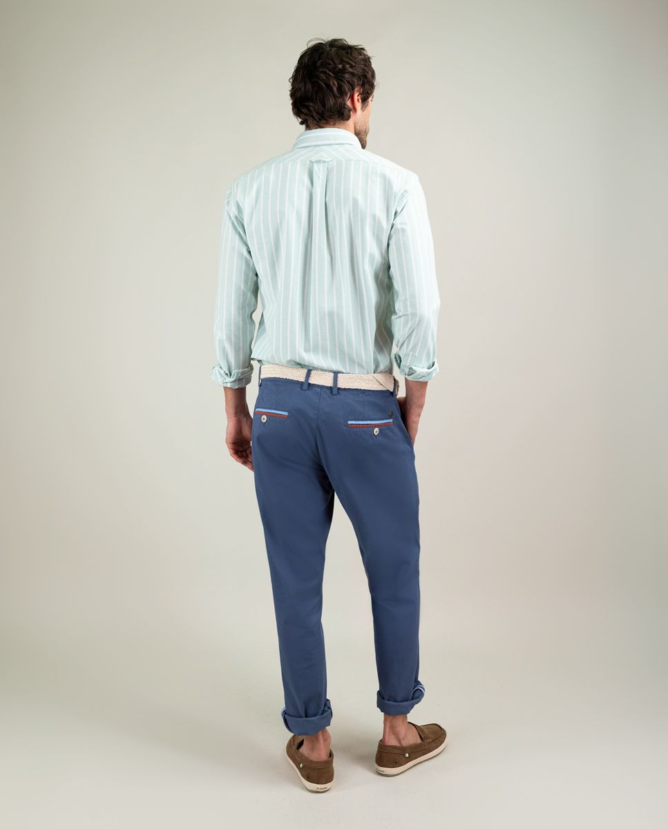 El Ganso® | Camisa Oxford Butcher Verde