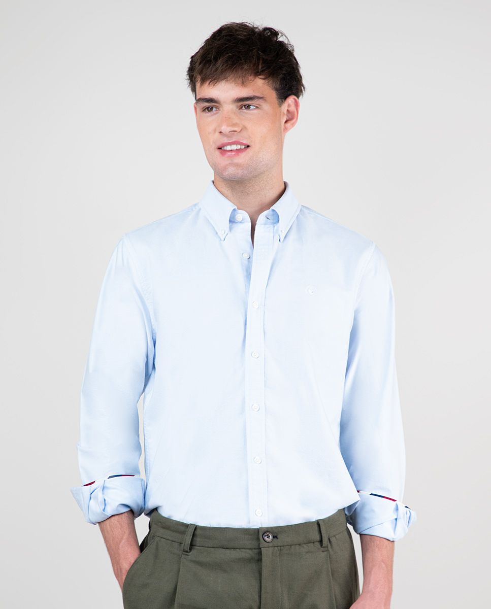El Ganso Chemise Oxford Uni Bleu Ciel