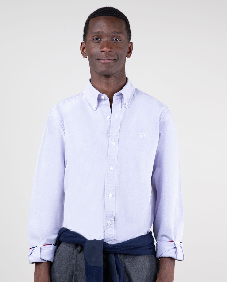 Mens white oxford shirts sales