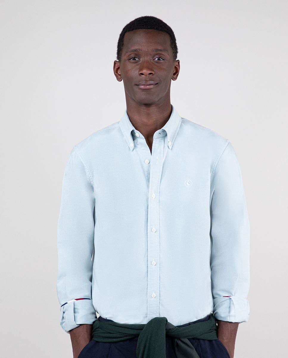 El Ganso Solid Coloured Green Oxford Shirt
