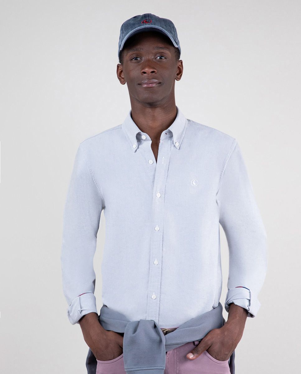 Gris Oxford Camisa Gris Hombre Combinacion Combinar Traje Gris